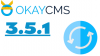 The new version 3.5.1 OkayCMS